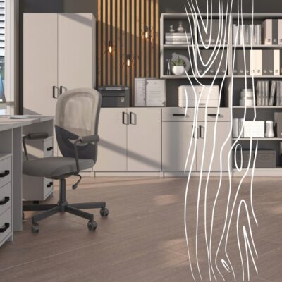 Nowoczesne meble biurowe Augustów w stylowym wnętrzu.